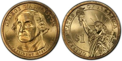 2007-08-09 PRESIDENTIAL DOLLAR "3 COIN SET"  Washington, John Quincy, James Polk - Image 1 of 3