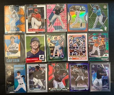 mlb miami marlins baseball card lot #3 - Image 1 of 4