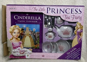 Disney The Little Princess Cinderella 17-piece Ceramic Tea Set Storybook, 2012 - Picture 1 of 10