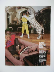 Autógrafo fotográfico firmado por Siegfried & Roy ""Mago"" de 8x12 pulgadas - Imagen 1 de 1
