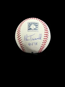 ALAN TRAMMELL SIGNED AUTO MLB HALL OF FAME BASEBALL W/INSCRIPTION & JSA CERT - Picture 1 of 1