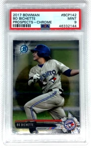 2017 BOWMAN CHROME #BCP142 BO BICHETTE PROSPECTS MINT PSA 9 - Picture 1 of 2