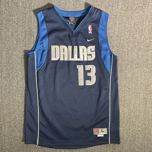 Camiseta Nike Steeve Nash NBA Dallas Mavericks #13 Talla Juvenil Grande L De Colección - Imagen 1 de 10