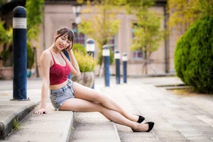 Asian Petite Curvy Girl Model Photo Risque 4x6 Art Print A10475 - Picture 1 of 1