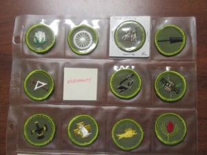 Twill Merit Badge Collection Lot of 70 Plus Merit Badges SX2 - Picture 1 of 9