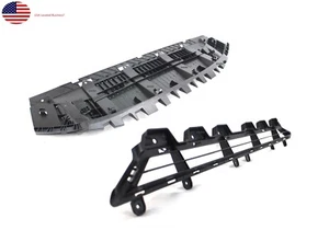 Front bumper cover lower splash shield grille insert trim for 2016- 18 SQ3 2pc - Picture 1 of 10