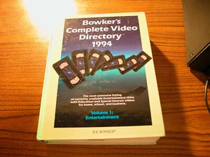 1994 Bowker's Complete Video Directory Volume 1: Entertainment - Picture 1 of 9