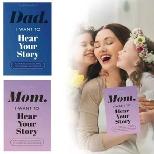 Dad/Mom, I Want to Hear Your Story Father's Journal To Share Life Notebooks Gift - Picture 1 of 11