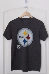 NFL Pittsburgh Steelers Logo Youth Short Sleeve TShirt Gray Small EUC - Picture 1 of 3
