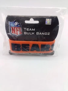 NFL Chicago extra wide Bears Football Team Bulk Bandz Bracelet Wristband 1-Pack  - Picture 1 of 2