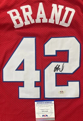 Elton Brand Signed Autographed Los Angeles Clippers Signed M&N Jersey PSA/DNA - Image 1 of 4