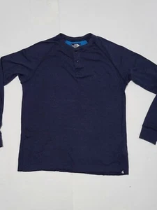 (#30) Camisa polar manga larga The North Face para hombre talla grande azul - Imagen 1 de 5