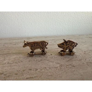 Konvolut 2 Vintage Daniel Riccio Messing Miniaturen - Bild 1 von 6