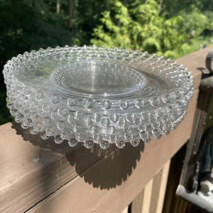 6 Hard to Find Imperial Glass 8.25”Candlewick Luncheon/salad Plates Clear. - Picture 1 of 5