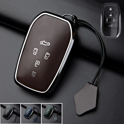 Funda Carcasa Llavero Control Remoto Inteligente Coche Aleación Zinc Para Toyota Previa Alphard 2014-20 Foto 1 de 4