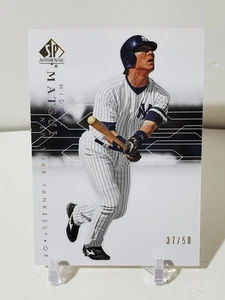 2008 SP Authentic #97 Hideki Matsui Yankees Gold Parallel Card #37/50 - Bild 1 von 2