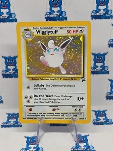 Wigglytuff 19/130 Base Set 2 Holo Pokémon HP/DMG - Foto 1 di 2