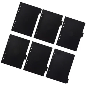 6 Pezzi Divisori Raccoglitore Eleganti Schede Indice per Quaderni Foglia Sciolta - Foto 1 di 12
