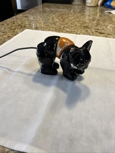 Vintage Twistum Toy Black Orange Madagascar Cat Long Tail 1920s - Picture 1 of 11