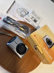 Canon PowerShot A490 10,1 megapixel fotocamera digitale, con zoom ottico 3,3x - Foto 1 di 9
