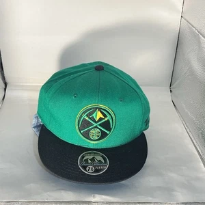Zephyr Ball Cap Denver Nuggets Green And Black Size 7 1/2 - Picture 1 of 5