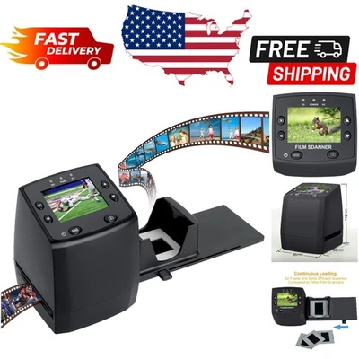 User-Friendly 135 Film Scanner - High-Quality Slide to JPEG Conversion, 1800 DPI - Image 1 of 4