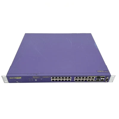 Extreme Networks X450e-24p 24-Port PoE Gigabit 1GB Stackable Managed Switch - Image 1 of 4