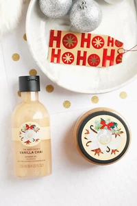 The Body Shop Vanilla Chai Shower Gel 250ml Discontinued Vintage - Picture 1 of 7