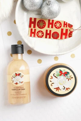 The Body Shop Vanilla Chai Shower Gel 250ml Discontinued Vintage - image 1 of 4