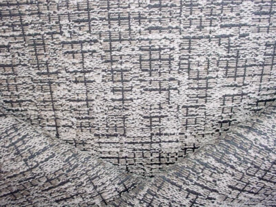 3-7/8Y Casamance 43030203 Rafara Ecru Beige Grey Tweed Drapery Upholstery Fabric - Imagem 1 de 3