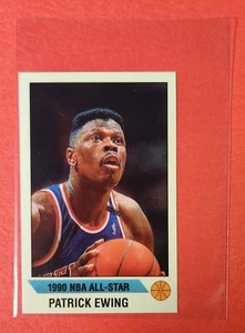 1990 Panini Sticker I Patrick Ewing Hand Cut NEAR MINT-MINT ALL STAR! Knicks - Picture 1 of 2