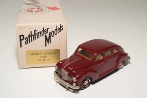 Q PATHFINDER MODELS PFM4 PFM 4 JOWETT JAVELIN 1949 MAROON MINT BOXED RARO - Foto 1 di 7