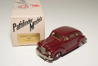 Q PATHFINDER MODELS PFM4 PFM 4 JOWETT JAVELIN 1949 MAROON MINT BOXED RARO - Immagine 1 di 4