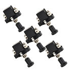 5Pcs ASW-05 Single Gear Push-pull Switch Electrical ON-OFF Push-Pull Switch 10A