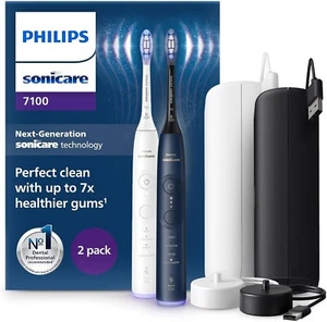 Philips Sonicare 7100 Elektrische Zahnbürste – 2er Pack (HX7429/01) 🦷✨Neu & OVP - Bild 1 von 5