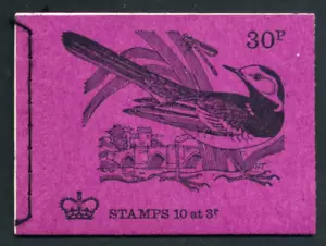 DQ63 April 1972 British Bird Series 30p Stitched Booklet - complete - Picture 1 of 1