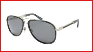 Gafas de sol ZILLI acetato de titanio cuero polarizado Francia hechas a mano ZI 65017 C03 - Imagen 1 de 9