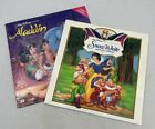 Lot Of 2  - Disney Laserdiscs - Snow White & Aladdin