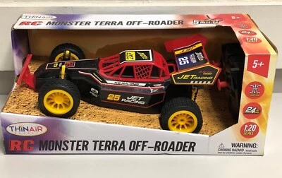 RC Cars 120 Scale Monster Terra RC Off-Roader – 2WD All-Terrain Toy Car - 2.4. - Image 1 of 2