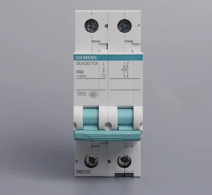 SIEMENS Home Miniature Circuit Breaker 2 Pole 2P 10A16A20A32A40 63 Amp 6KM MCB - Picture 1 of 2