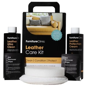 Leather Care Kit Leather Cleaner & Leather Conditioner Protector Sofa Car Seat - Picture 1 of 8