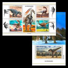 Dinosaurs MNH Stamps 2023 Guinea M/S + S/S
