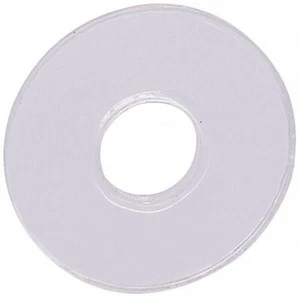 CRL 3/4" Clear Vinyl Replacement Washer for 3/4" Standoff Cap Assembly - 2 Pack - Picture 1 of 1