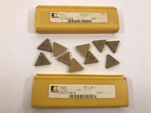 Kennametal Carbide Inserts TPG433 TPGN220412 KC810 Qty 10 - Picture 1 of 3