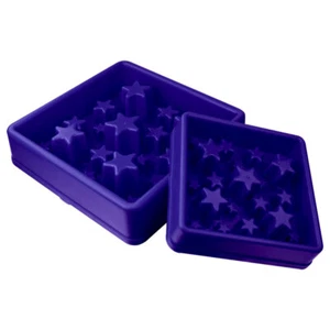 Eat Slow Live Longer Anti-Schling Hunde Napf Star blau, diverse Größen, NEU - Bild 1 von 5