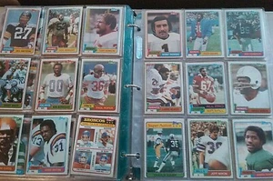 Juego completo de fútbol americano Topps 1981 (528) promedio casi nuevo/como nuevo Joe Montana RC Monk RC Payton - Imagen 1 de 3