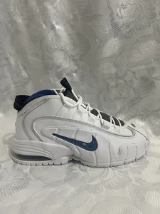 NIKE AIR MAX PENNY 1 8.5 WHITE VARSITY ROYAL ORLANDO DV0684 100 FLIGHT FORCE TN - Picture 1 of 14