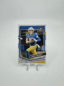 Justin Herbert 2023 Donruss Optic #104 Los Angeles Chargers - Picture 1 of 2