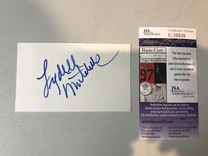 Lydell Mitchell Autograph Signed Cut Auto 3.5x5 JSA Colts Penn State - Picture 1 of 4