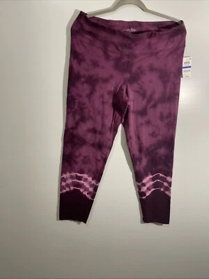 Leggings Ideology Borgoña Correas Cintura Alta Hasta el Tobillo para Mujer Talla XL Foto 1 de 4